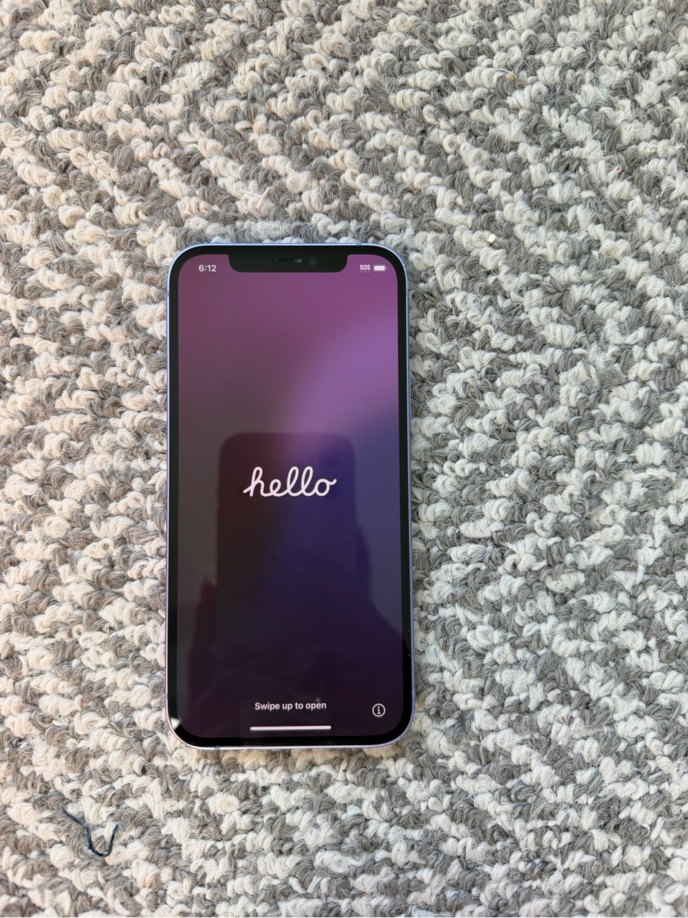 Purple Apple iPhone 12